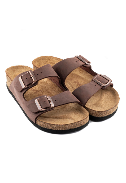 Maria-Natural Cork- Oiled Leather- Habana