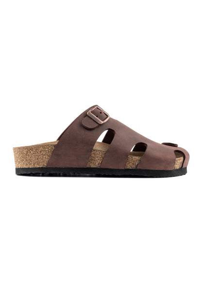 Marta -Natural Cork- Oiled Leather - Habana