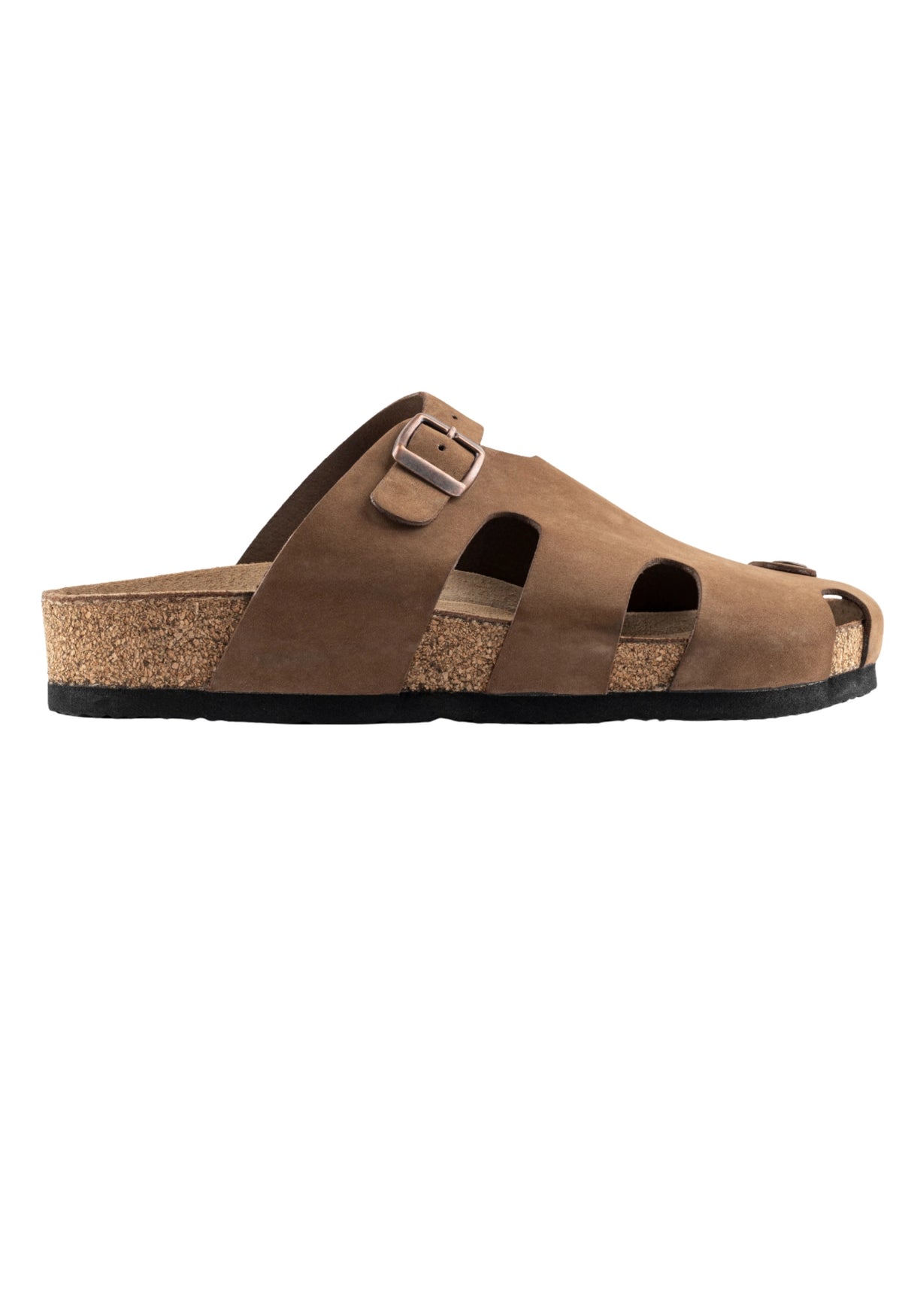 Diego- Natural Cork- Suede Leather- Sand