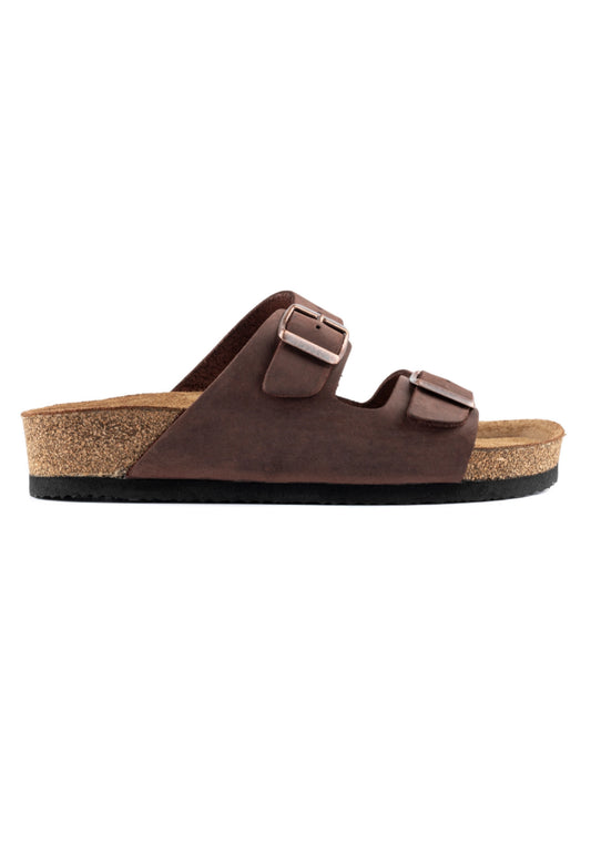 Maria-Natural Cork- Oiled Leather- Habana