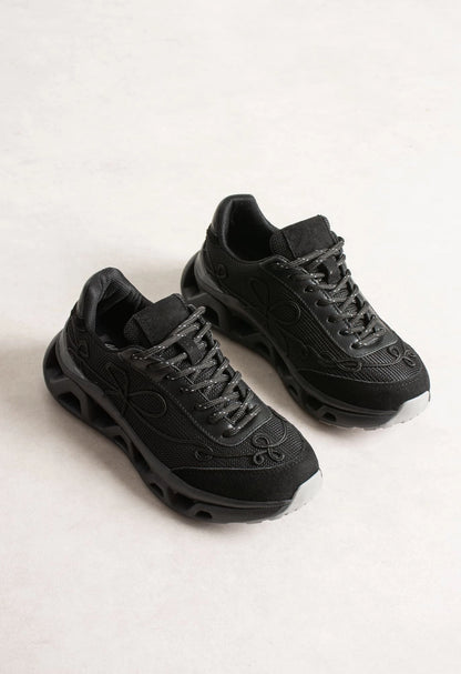Lemoors Mia Fileli Yüzey Havalı Hafif Yumuşak Tabanlı Sneaker