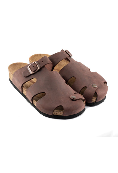 Diego- Natural Cork- Oiled Leather- Habana
