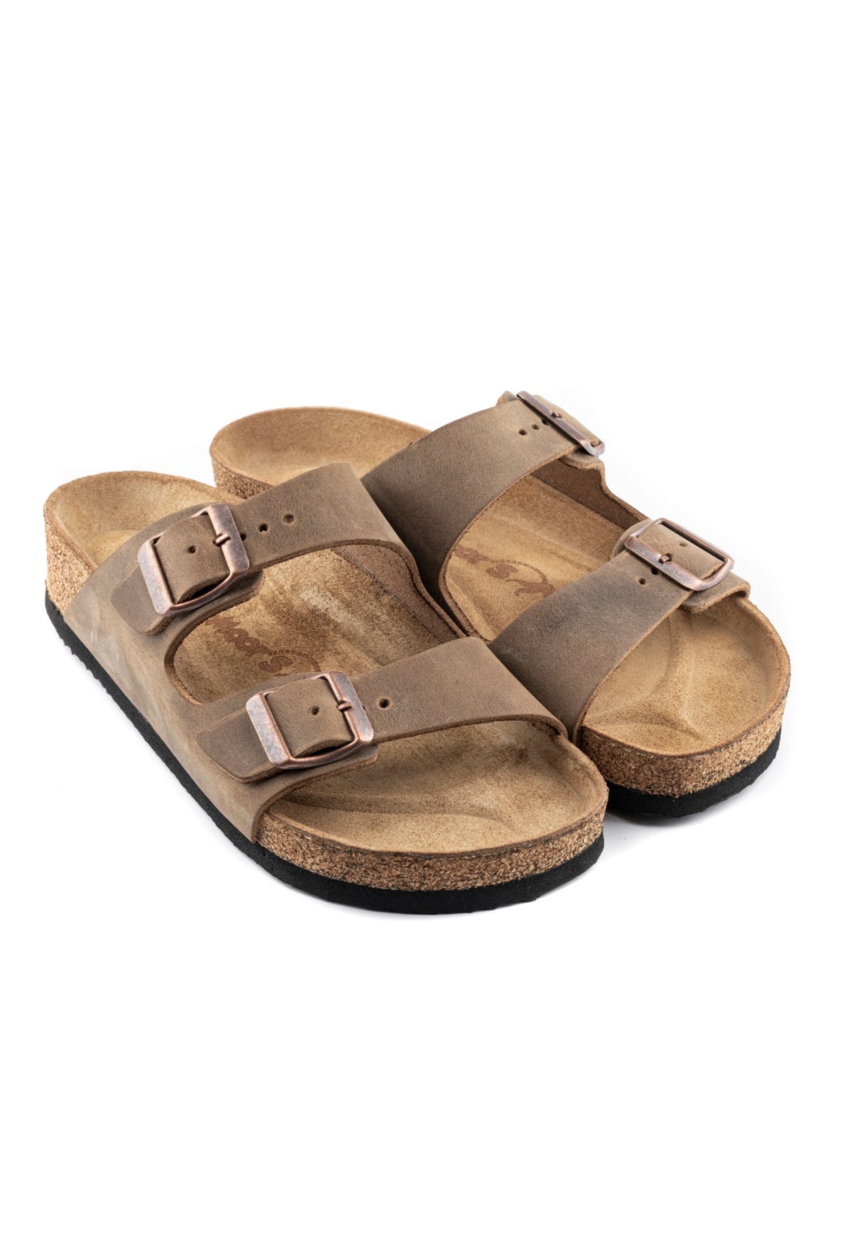 Maria- Natural Cork- Oiled Leather- Tabacco