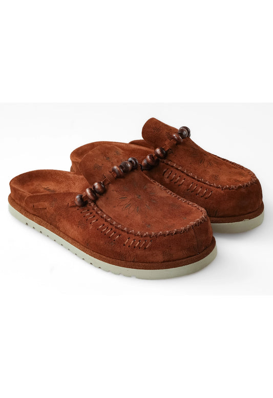 Lemoors- Rumi- Suede Leather- Extra Soft Insole- Cinnamon Powder