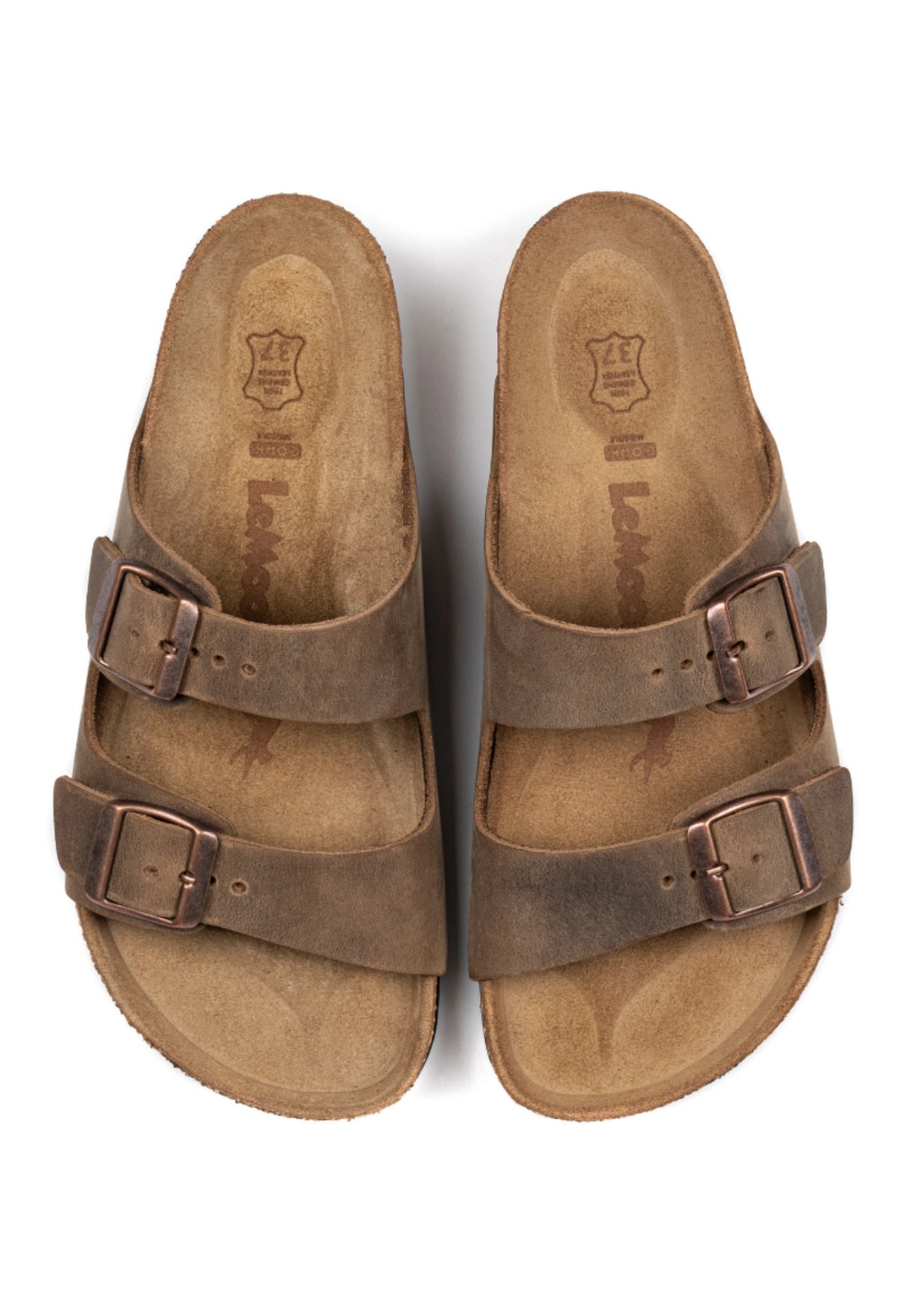 Maria- Natural Cork- Oiled Leather- Tabacco