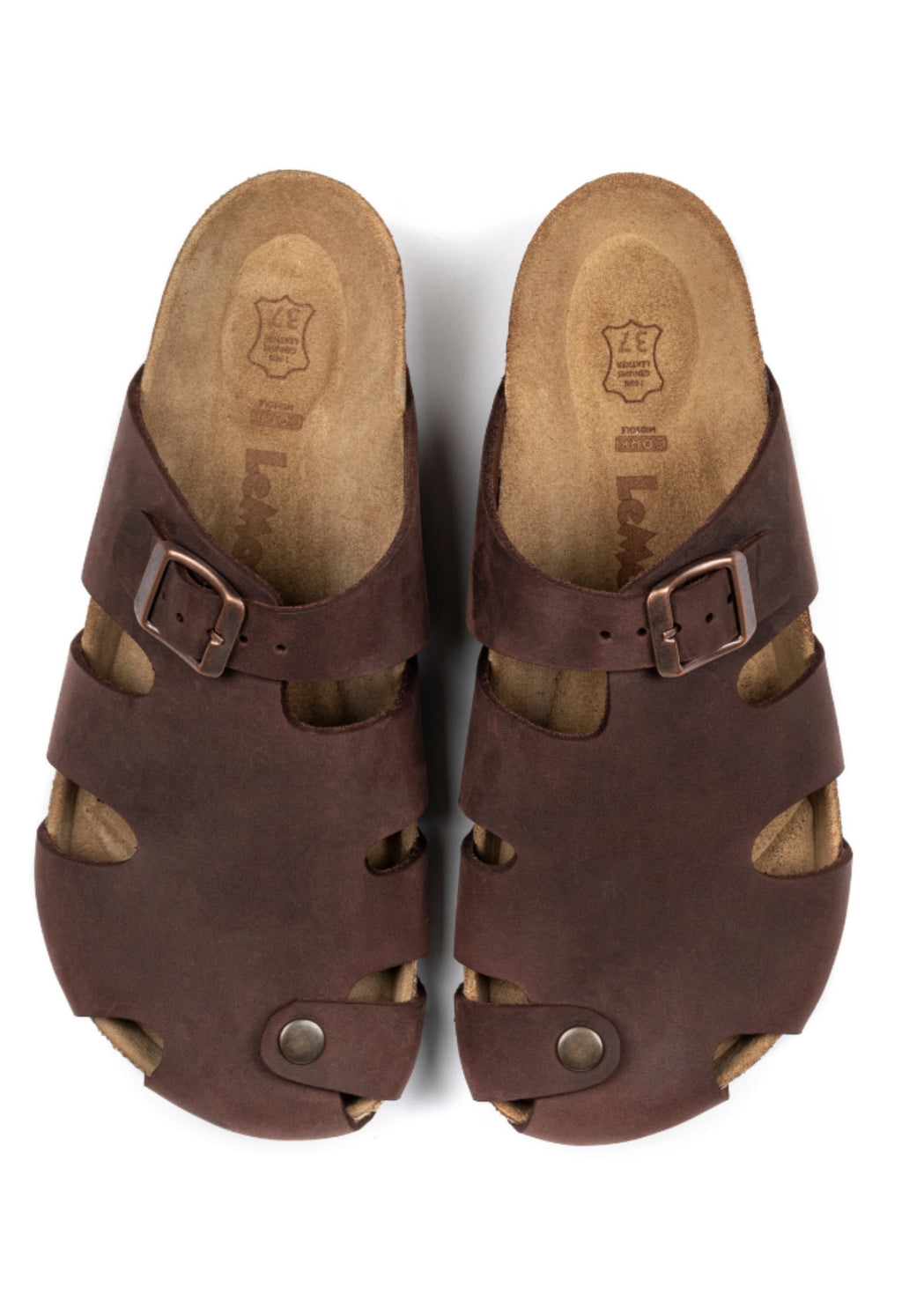 Marta -Natural Cork- Oiled Leather - Habana