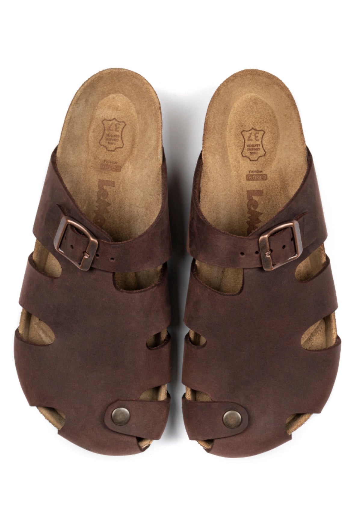 Marta -Natural Cork- Oiled Leather - Habana