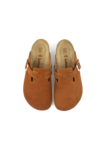 Costa- Natural Cork- Suede Leather- Cinnamon Powder