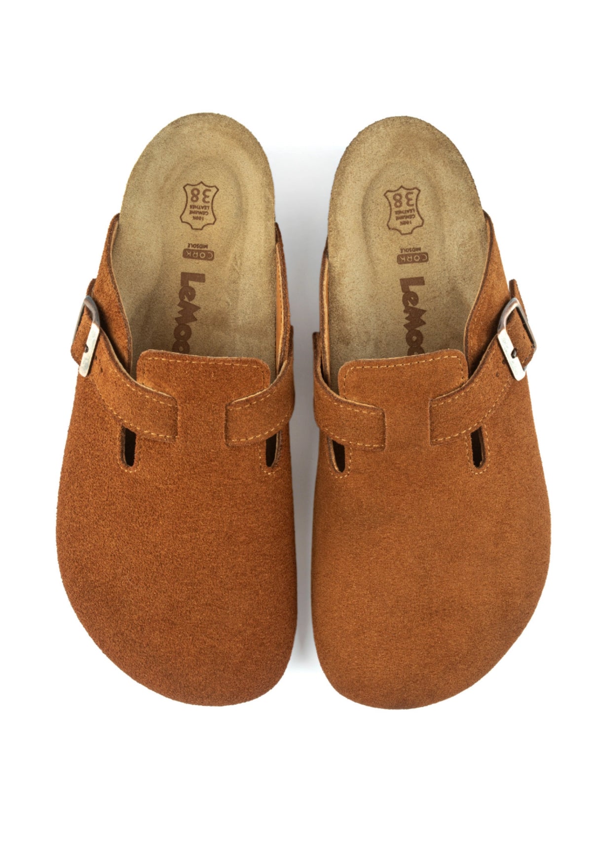 Costa- Natural Cork- Suede Leather- Cinnamon Powder