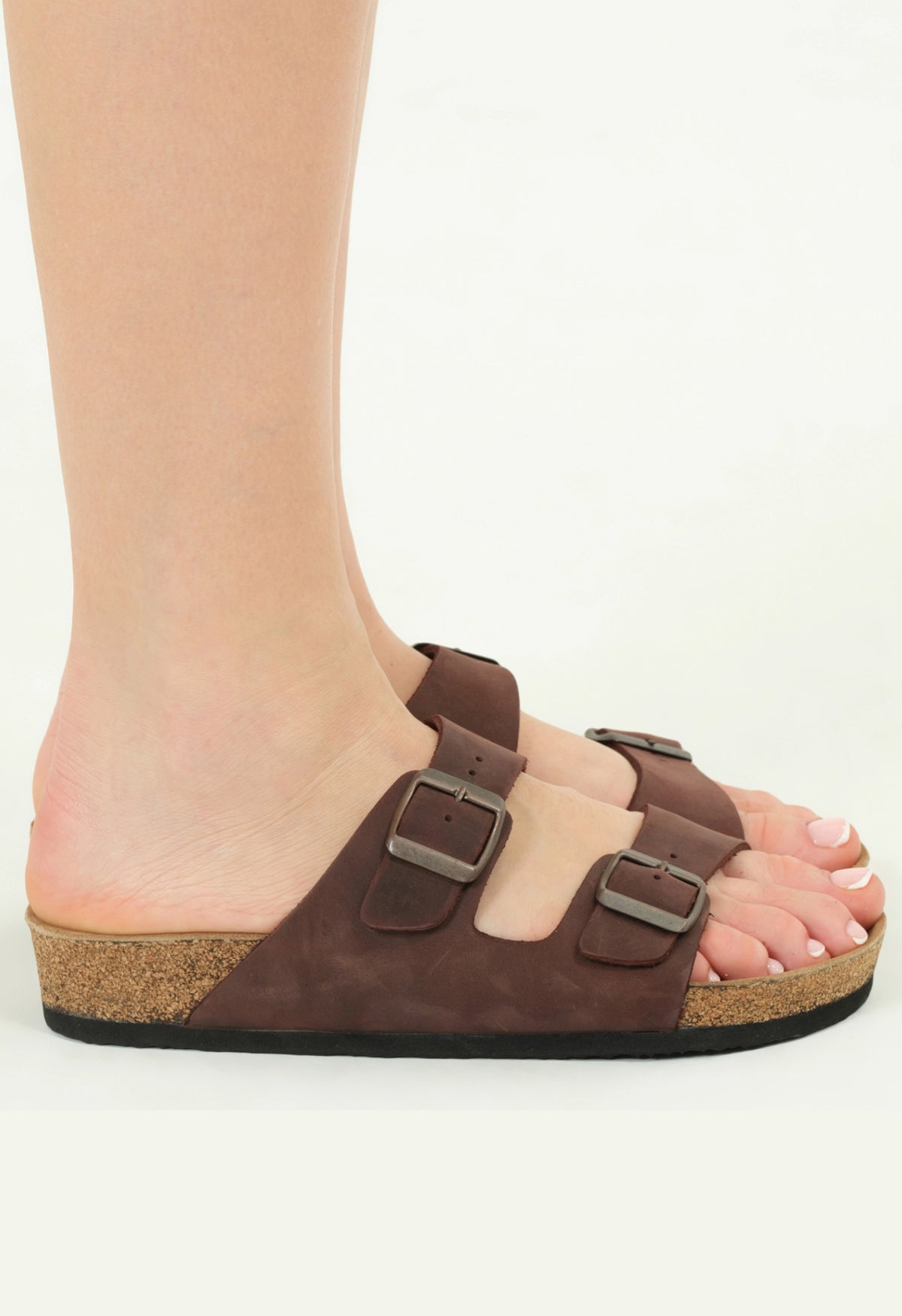 Maria-Natural Cork- Oiled Leather- Habana