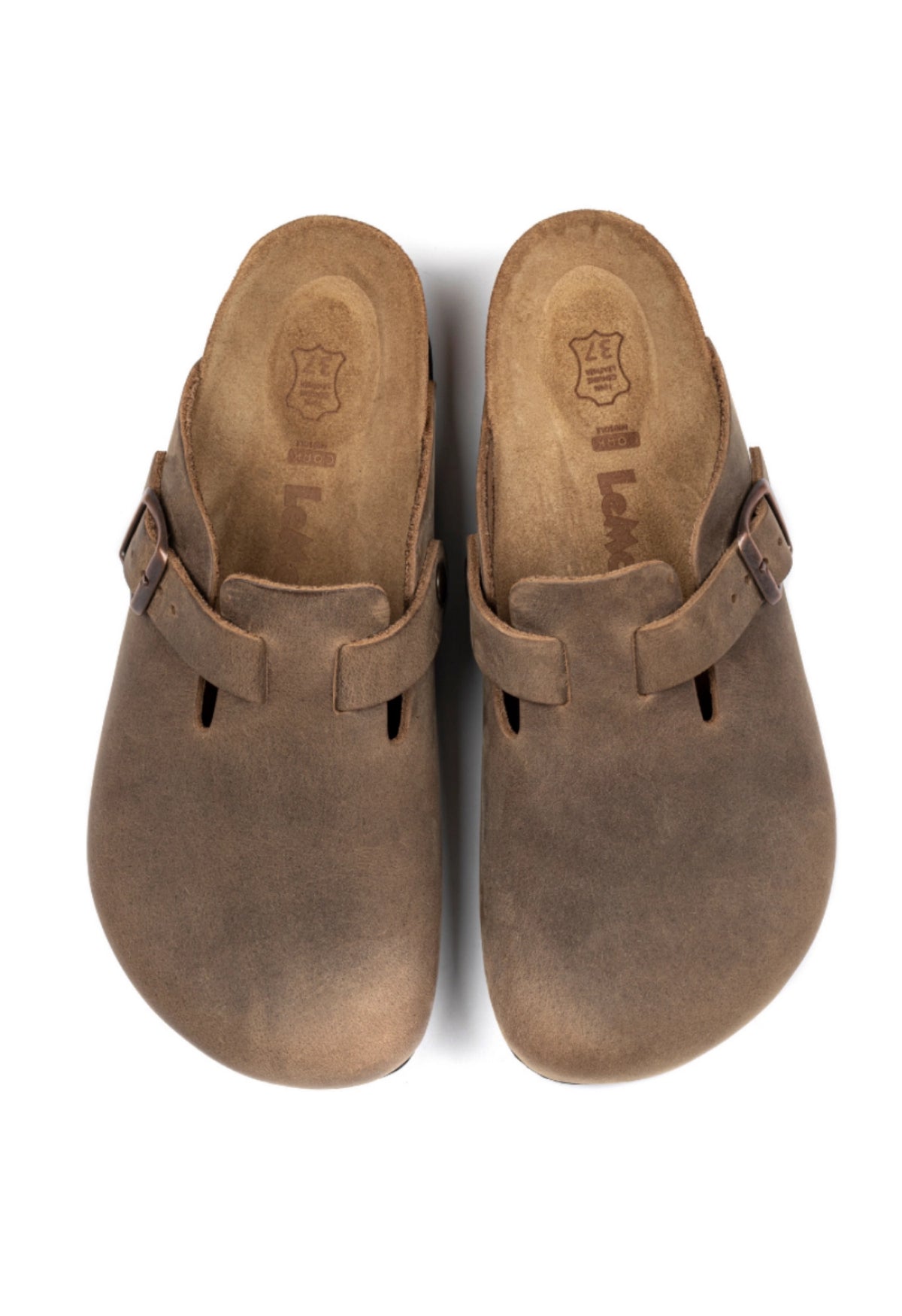 Susana- Natural Cork- Oiled Leather- Tabacco