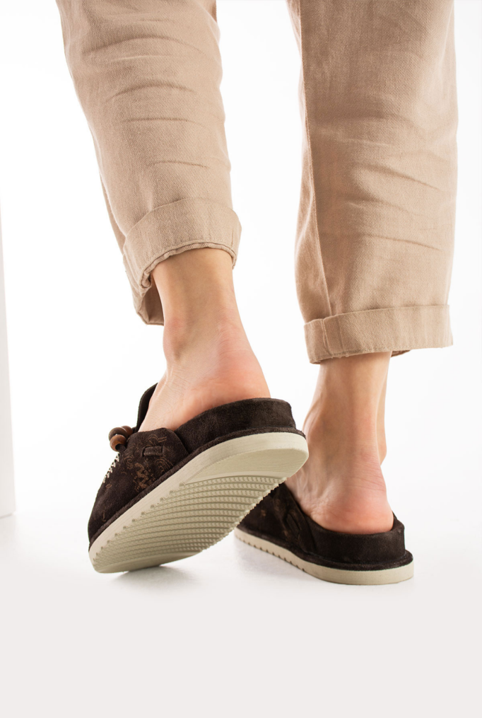 Lemoors- Rumi- Suede Leather- Extra Soft Insole- Black