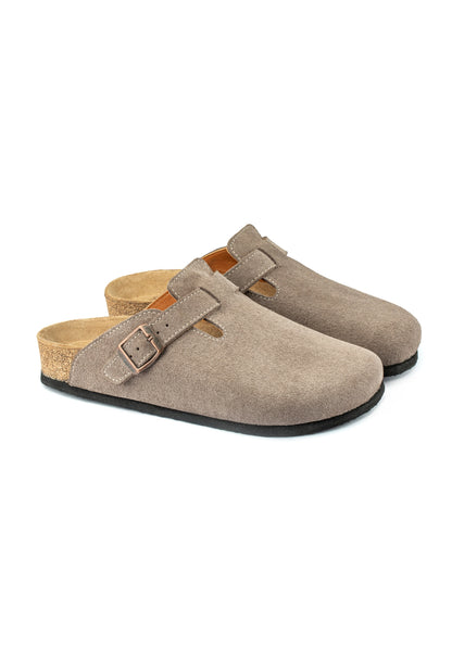 Susana- Natural Cork- Suede Leather- Mink