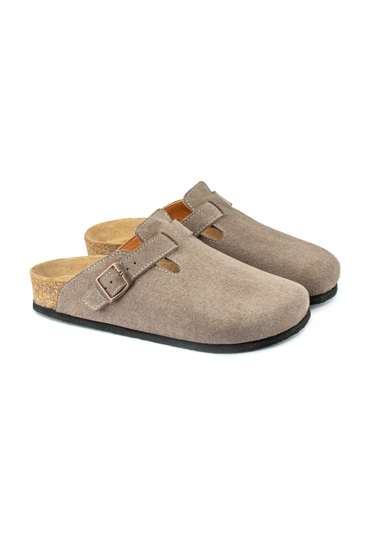 Susana- Natural Cork- Suede Leather- Mink