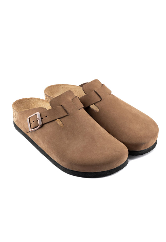 Susana- Natural Cork- Nubuck Leather - Sand