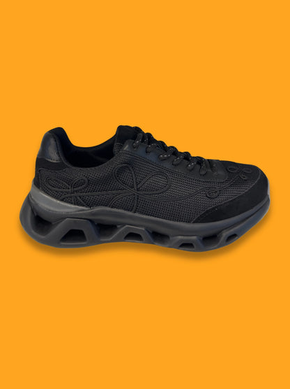 Lemoors Mia Fileli Yüzey Havalı Hafif Yumuşak Tabanlı Sneaker