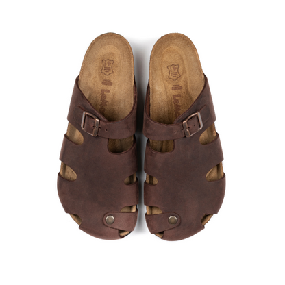 Diego- Natural Cork- Oiled Leather- Habana