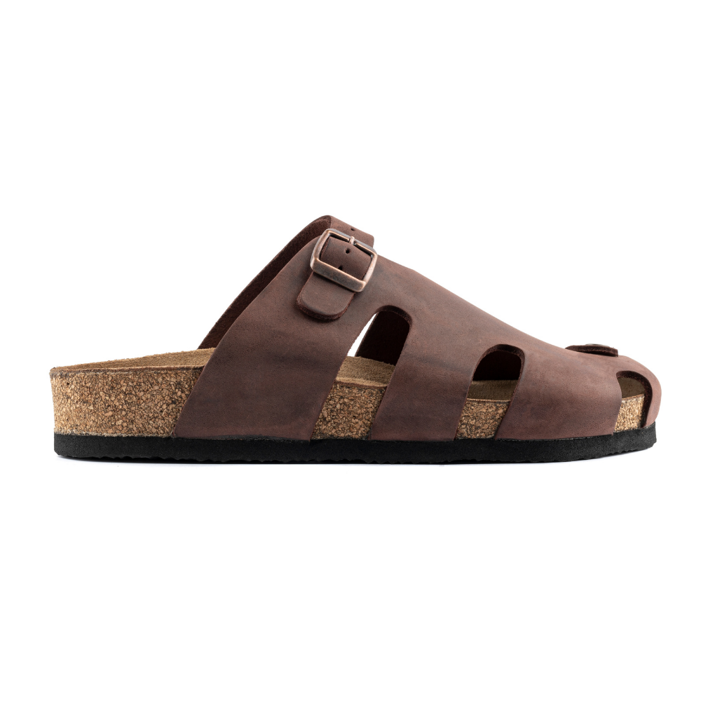Diego- Natural Cork- Oiled Leather- Habana